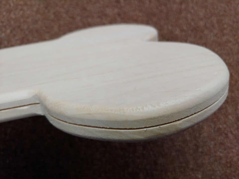 Base Slotted Dog Bone Poplar Wood