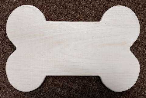 Base Slotted Dog Bone Poplar Wood
