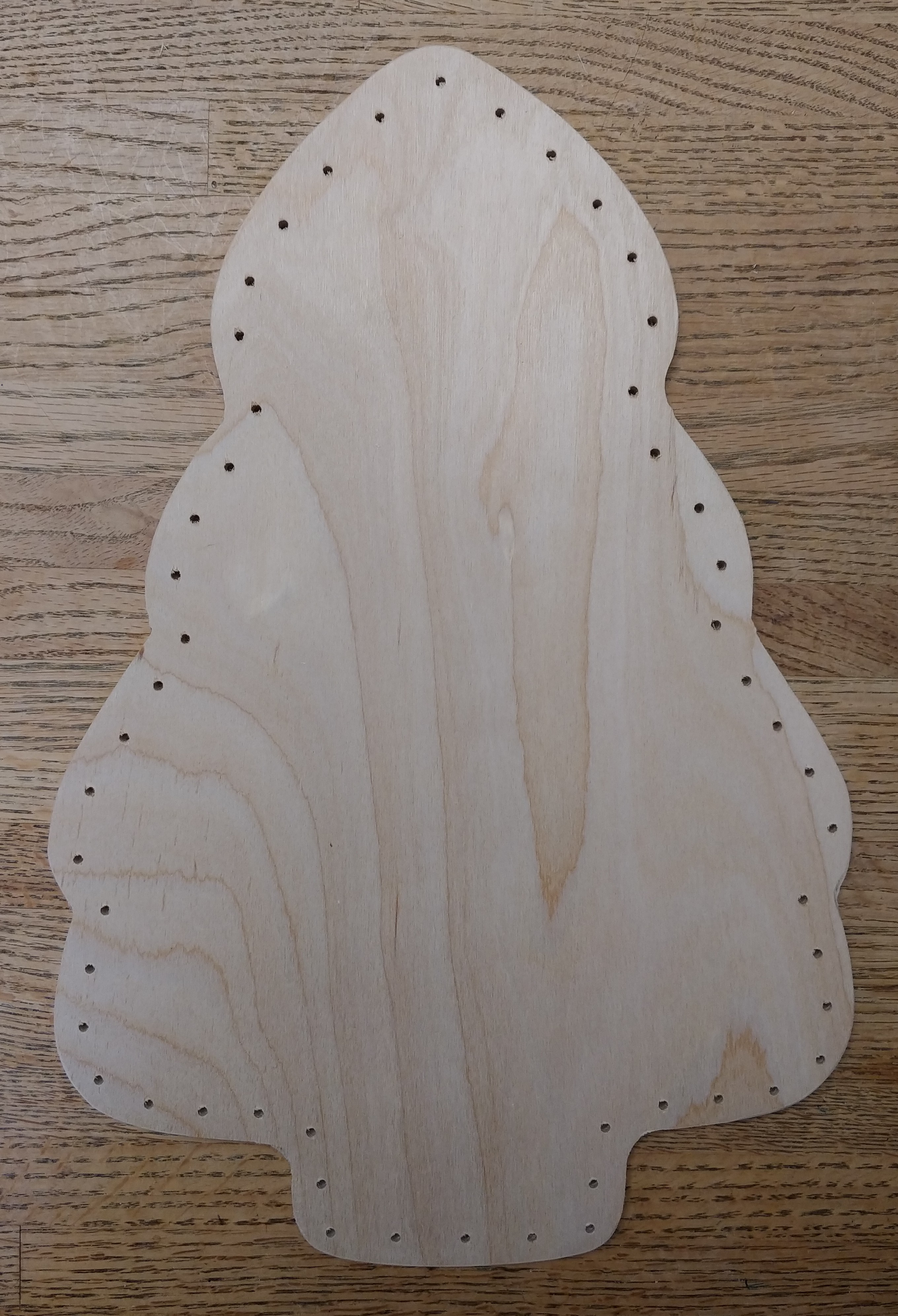 The Country Seat: Base Drilled Tree Shape 14-1/4
