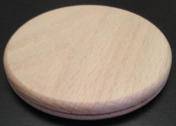 Base Slotted Round 15" Oak