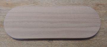 Base Slotted Race Track / Oblong 5" x 14" Oak