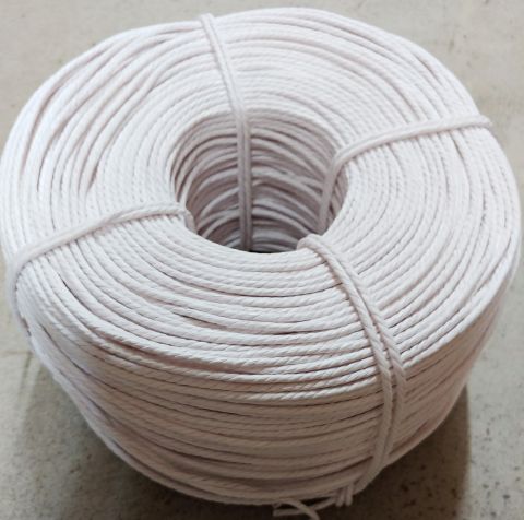 Danish Seat Cord UNLaced WHITE 10-11 pound Reel