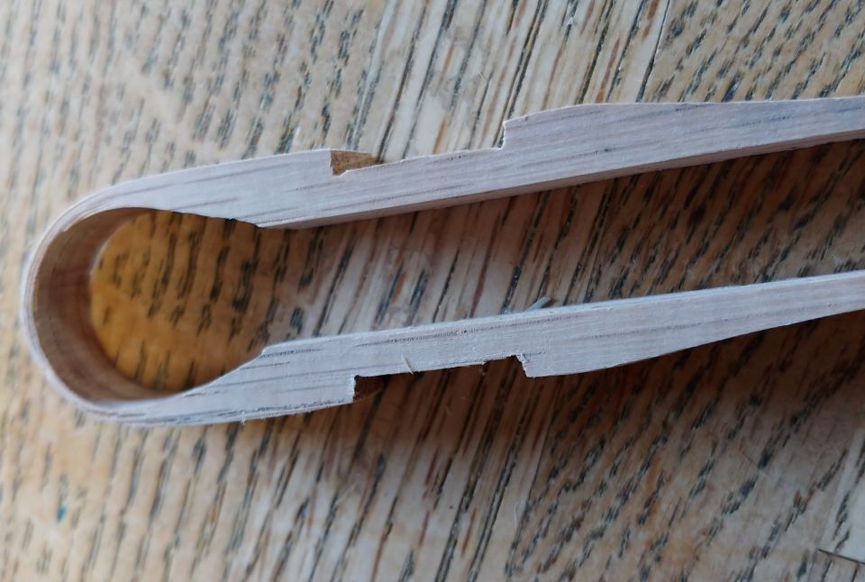 Ear Clothes Pin Style Oak SOLD INDIVIDUALLY