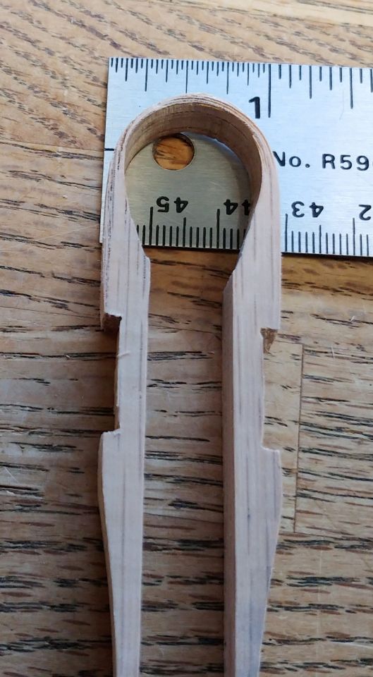 Ear Clothes Pin Style Oak SOLD INDIVIDUALLY
