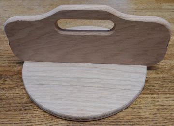 Base & Handle Set Circle T OAK 10" Diameter