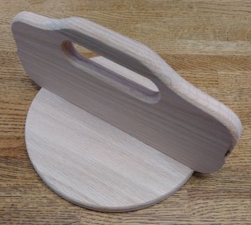 Base & Handle Set Circle T OAK 8" Diameter