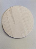 Base Slotted Round 4" Oak