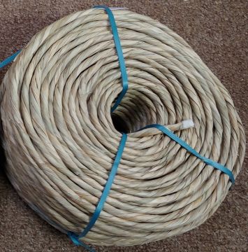 Rush Pretwisted Natural Grass approx. 1/4" PTNR #6 Coil