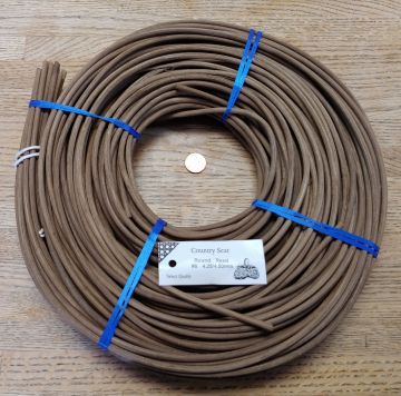 Reed Round Smoked #6 (4.25 mm) one pound coil