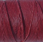 Irish Waxed Linen 12ply Dark Country Red 25ft