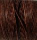 Irish Waxed Linen 12ply Dark Chocolate 25ft