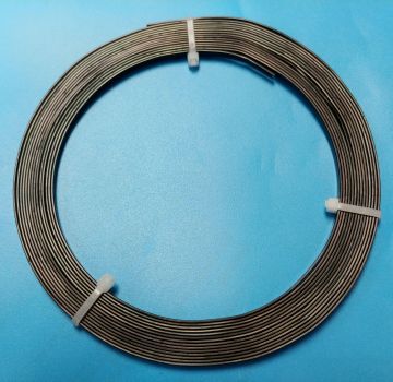 Wire Flat Aluminum 3mm wide Black