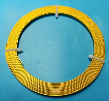 Wire Flat Aluminum 3mm wide Dark Gold