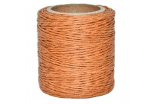 Cord Waxed Poly 6ply Orange