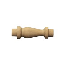 Galley Rail Spindle Birch Wood 2"