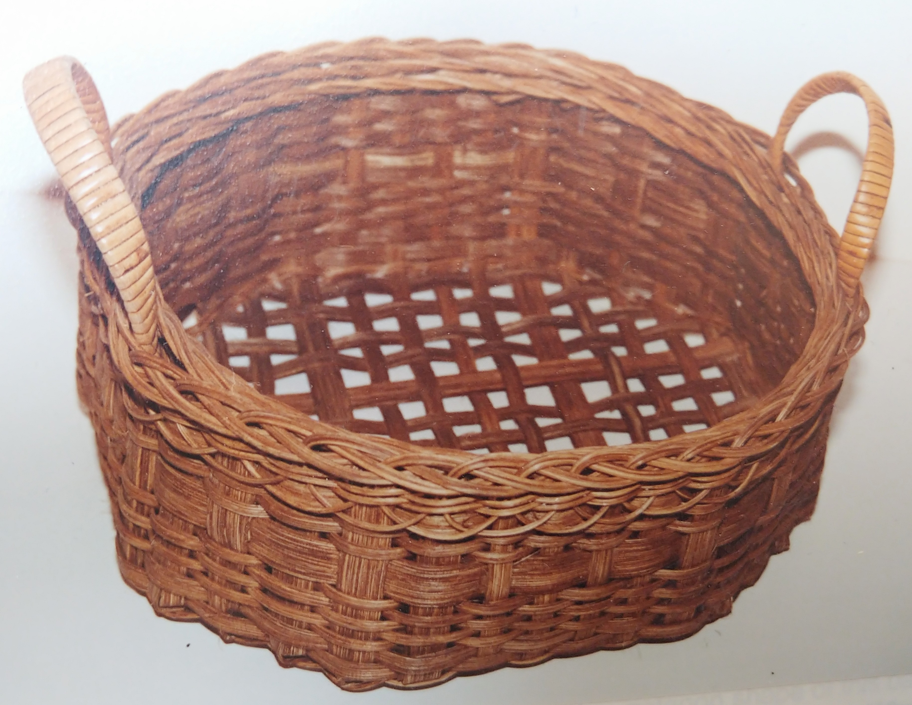 The Country Seat Octagon Table Basket Pattern by Richards