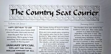 Country Seat Courier Newsletter 2025 Jan