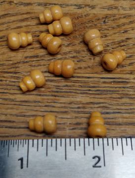 Bead Gourd Wood 10x15mm