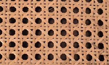 PreWoven Cane Fine Open (1/2" Mesh) 24" wide UNBLEACHED