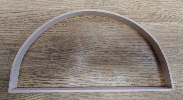 Handle D Round Top Oak 12" W x 6" H Dovetailed