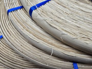 Reed Flat Oval 3/4" DISTRESSED Quality one pound coil