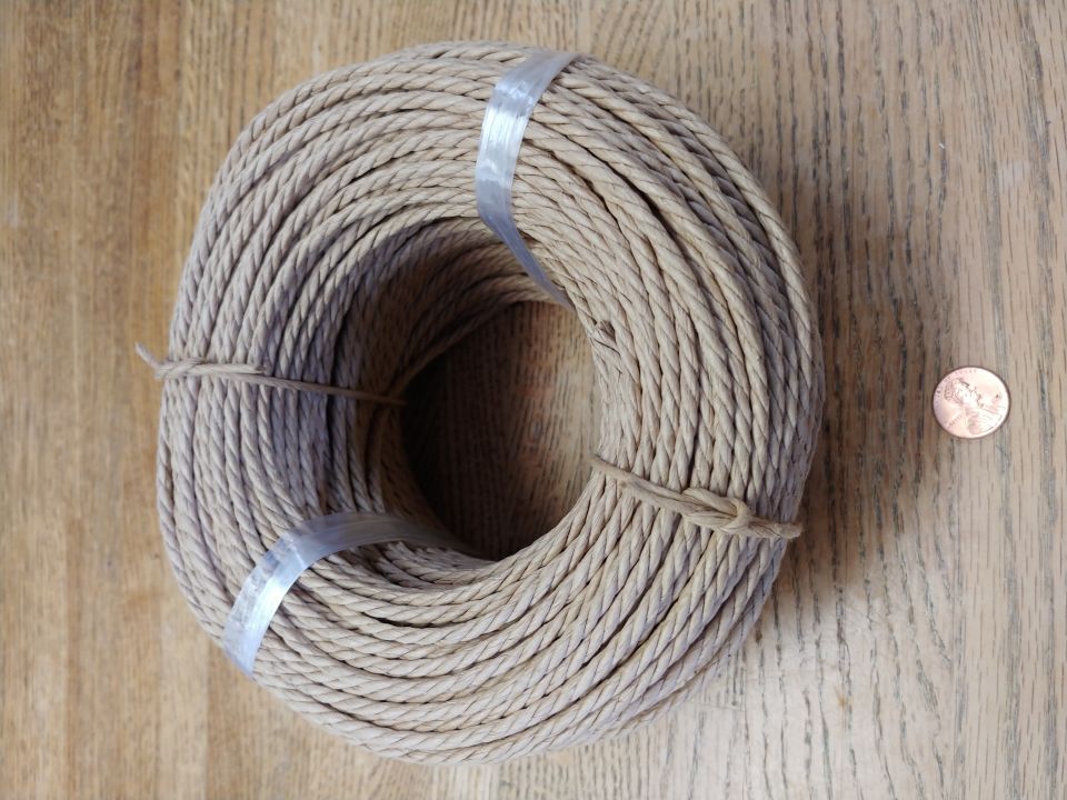 Danish Seat Cord Laced Natural TWO Pound Coil