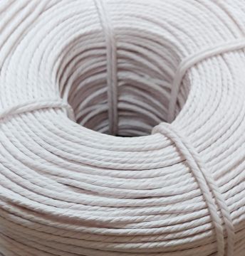 Danish Seat Cord UNLaced WHITE TWO Pound Coil