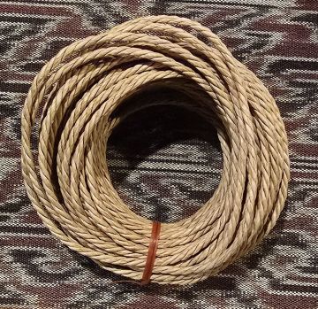 Danish Seat Cord Laced Natural 50ft. Bundle