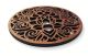 Coiling Base Wood Laser Cut Lotus Flower Design