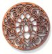 Coiling Base Wood Laser Cut Lotus Flower Design