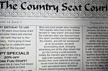 Country Seat Courier Newsletter 2025 September