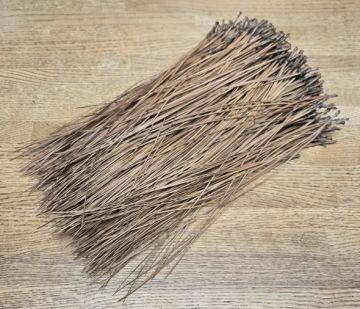Pine Needles for coiling - Dried Brown sold by the ounce