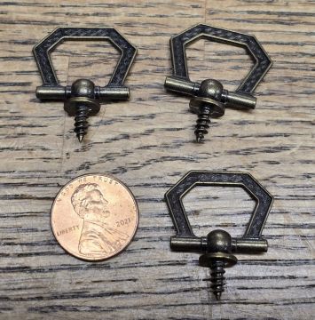 Tool - Planter Basket Screw Top Antique Brass Picture Hanger