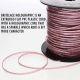 RexLace / Britelace Plastic Lacing Holograpf Reds 150ft