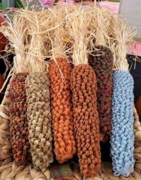 Class - Suzi Nonn November 21st Wooly Indain Rainbow Corn Cobs