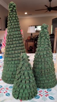 Class - Suzi Nonn December 13th Wooly Day Afternoon - Cone Trees