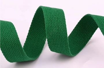 Strap Cotton 1" Green 6 yard coil