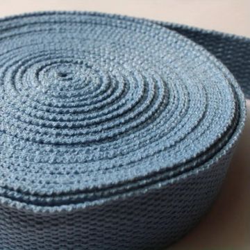 Strap Cotton 1" Light Blue 6 yard coil