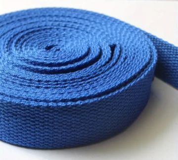Strap Cotton 1" Royal Blue 6 yard coil
