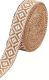 Strap Woven Poly Diamond Design Gold 1" W 5 yards