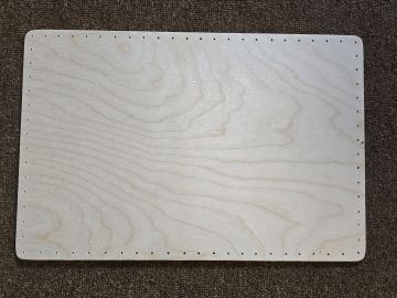 Base Drilled Rectangle 12" Wide x 18" Long 75 holes