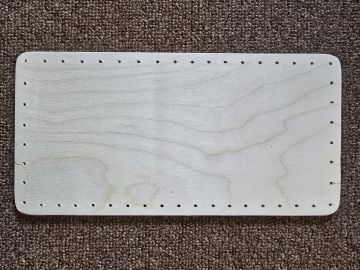 Base Drilled Rectangle 6" Wide x 12" Long 49 holes