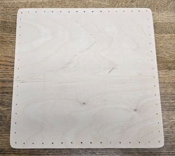 Base Drilled Square 12" 61 holes