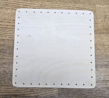 Base Drilled Square 8" 41 holes