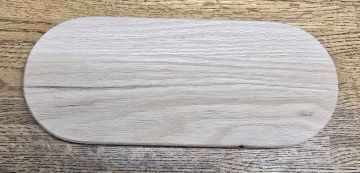 Base Slotted Oval Race Track / Oblong 5" x 12" Oak
