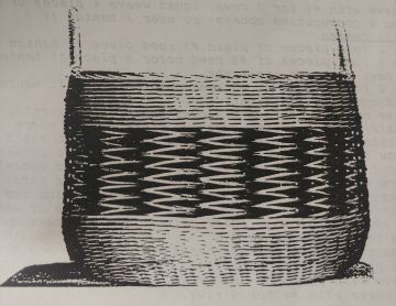 Pattern - Bargello Design Basket by Fowler