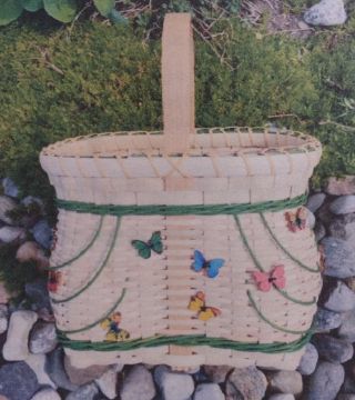 Pattern - Butterflies in the Garden Basket by Bowers