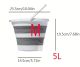 Tool - Bucket Collapsible Round with Handle