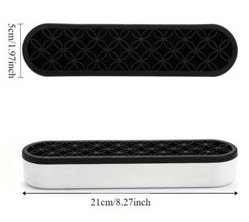 Tool - Tool Holder Oval Silicone Top Black