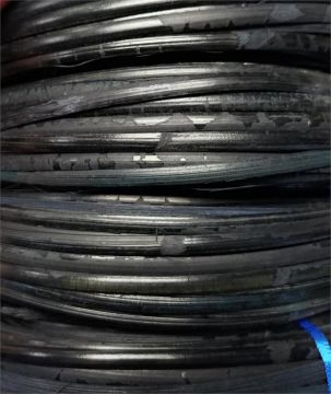 Cane Strands Glossy Black 4 MM Narrow Binder